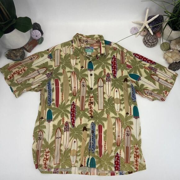 Vintage Hawaiian Aloha Shirt  Reyn Spooner - Picture 1 of 7